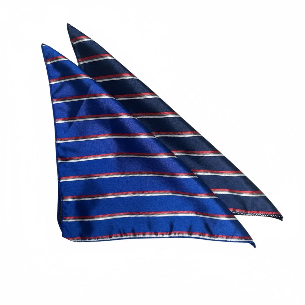 New Blue Stripe Handkerchief