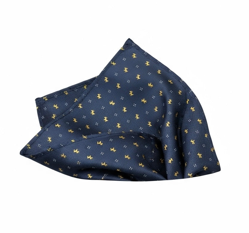Blue Classic Pattern Handkerchief