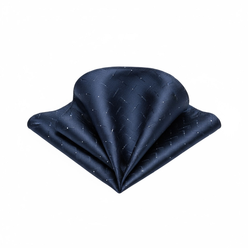 2 Sided Dark Blue Handkerchief