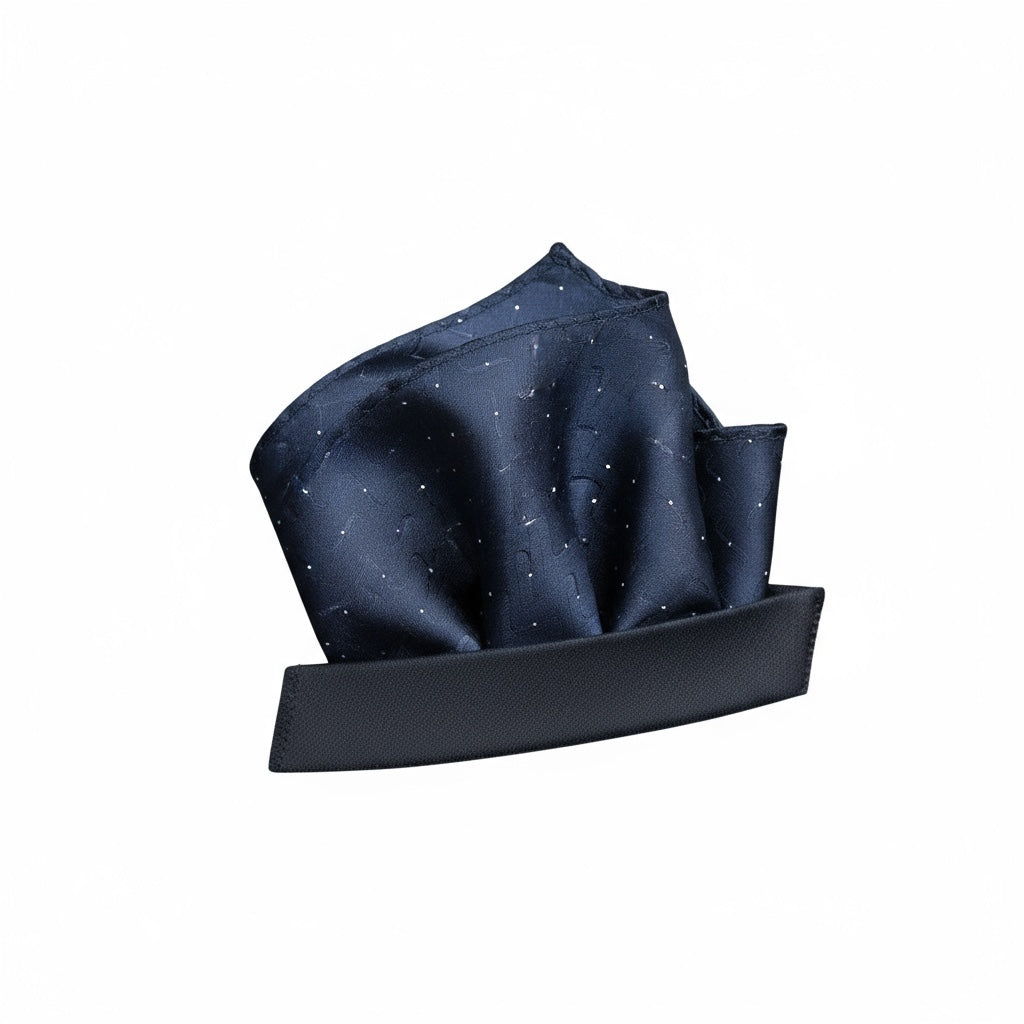 2 Sided Dark Blue Handkerchief