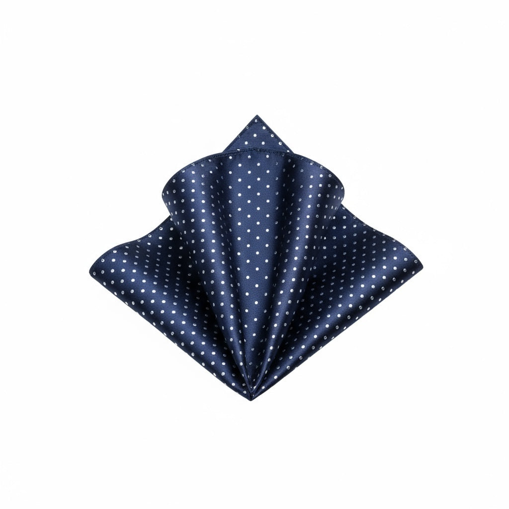 2 Sided Navy Blue Handkerchief