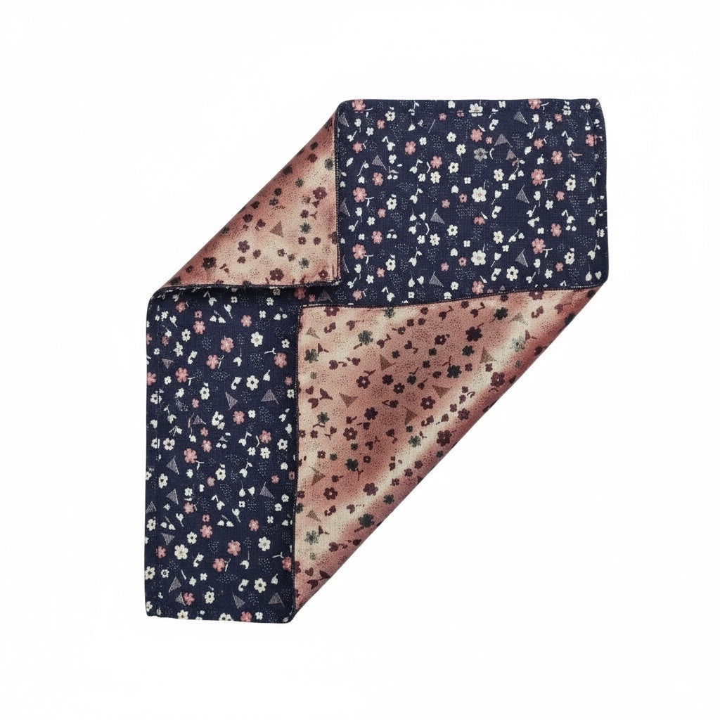 2 Sided Floral Pattern Handkerchief