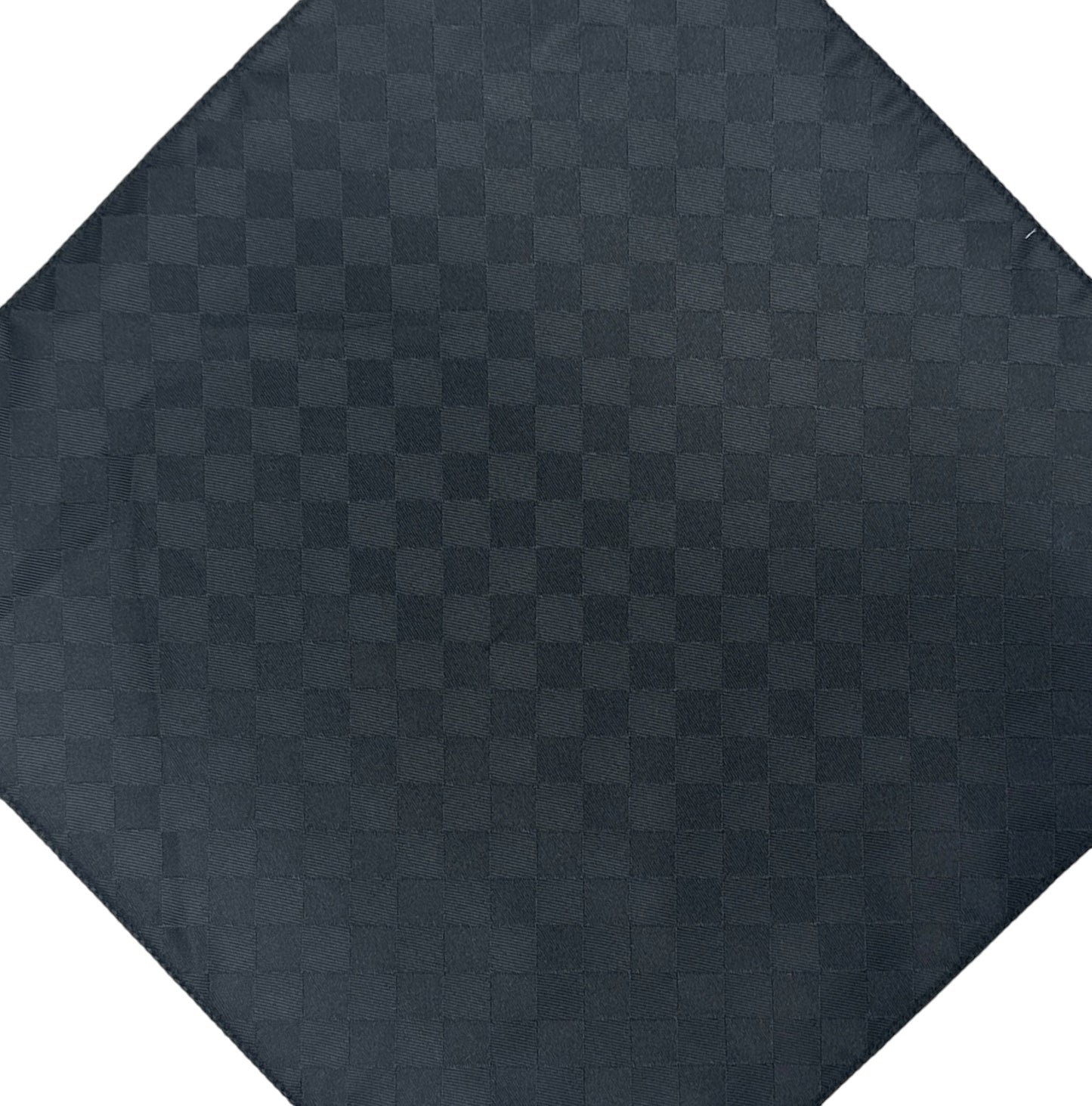 Black Checkered Pattern Handkerchief