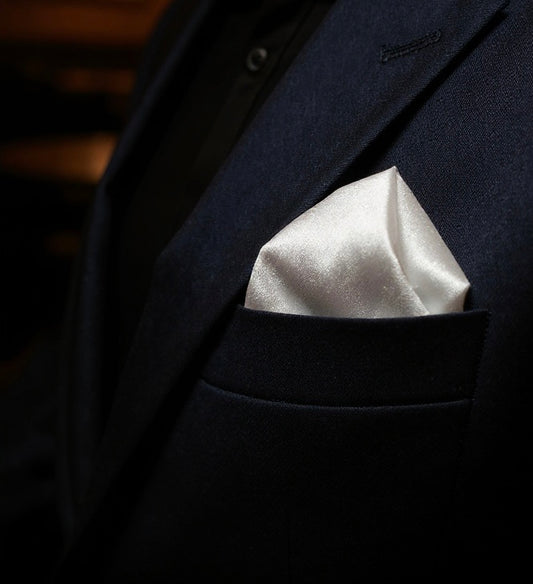 Solid White Handkerchief