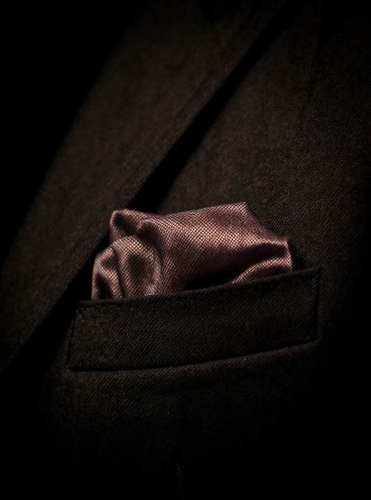 Solid Brown Handkerchief