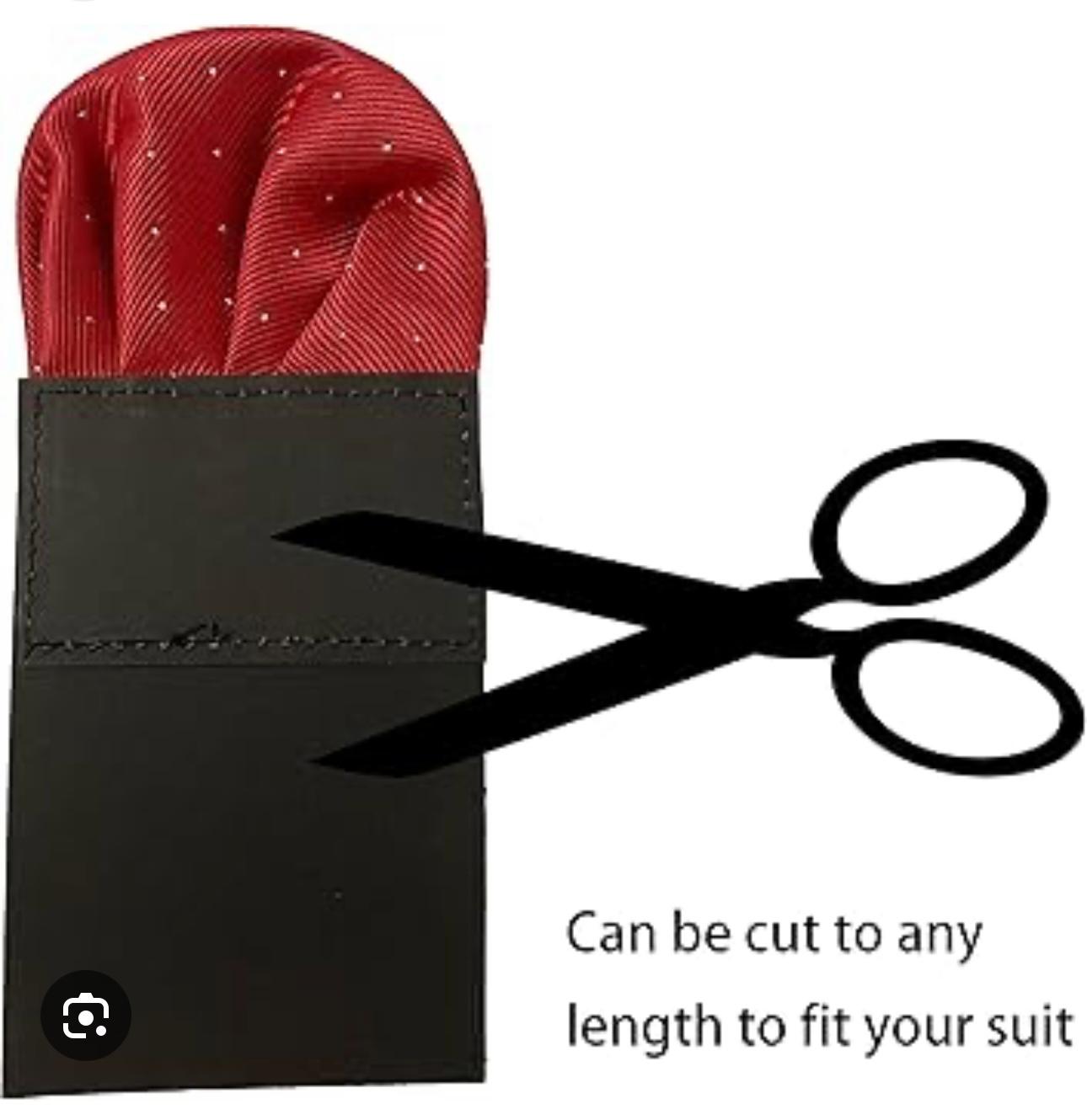 Pre-Folded White Handkerchief