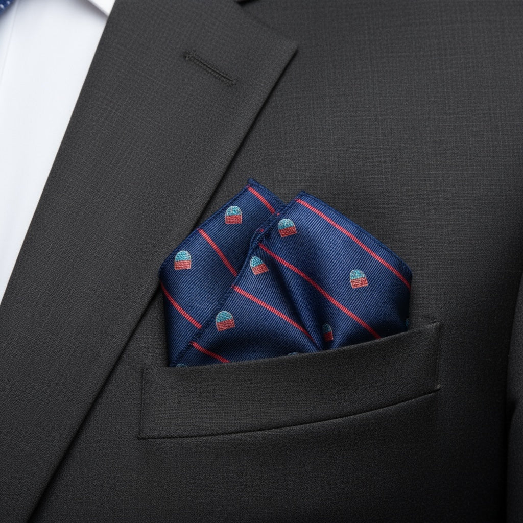 Blue & Red Handkerchief