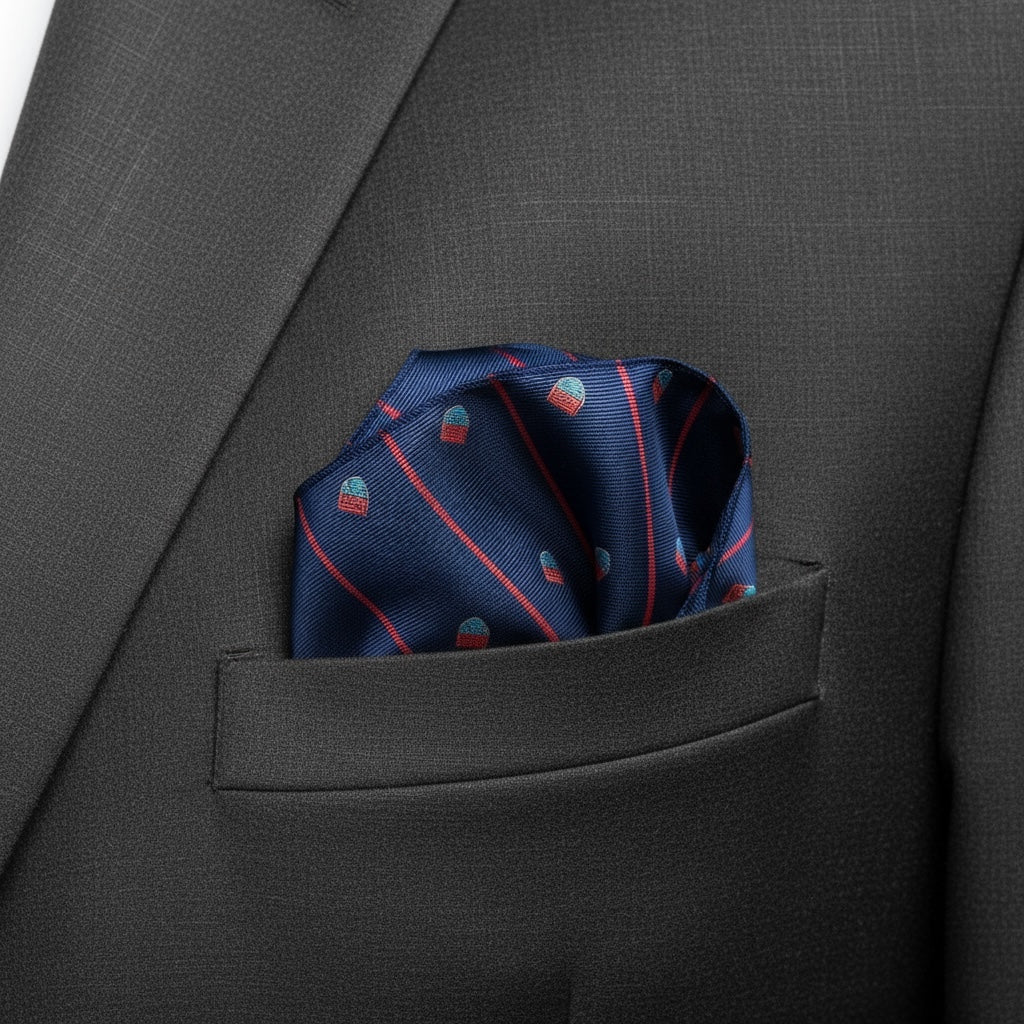 Blue & Red Handkerchief