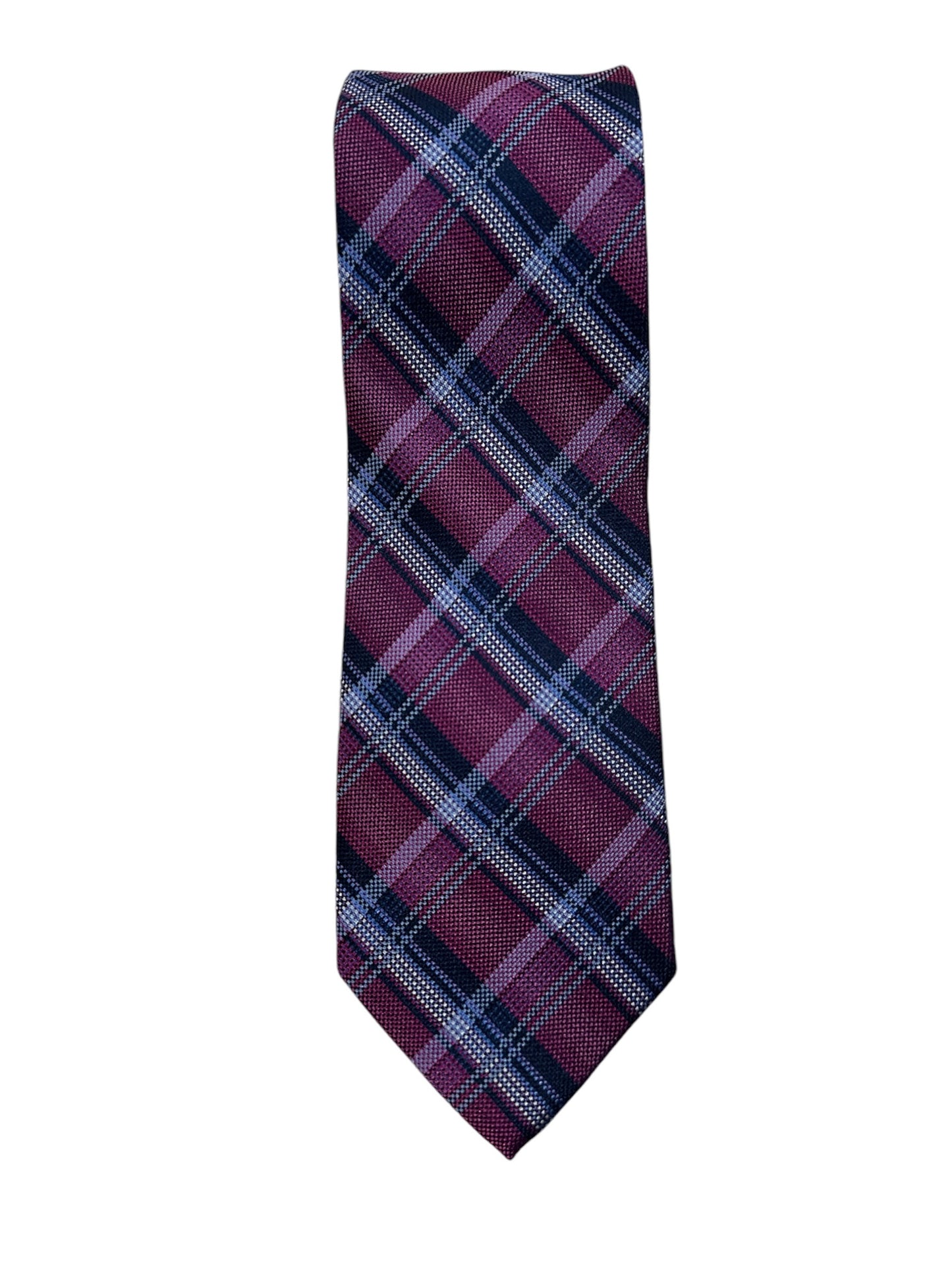 Piattelli Collection - Blue and Burgundy Plaid