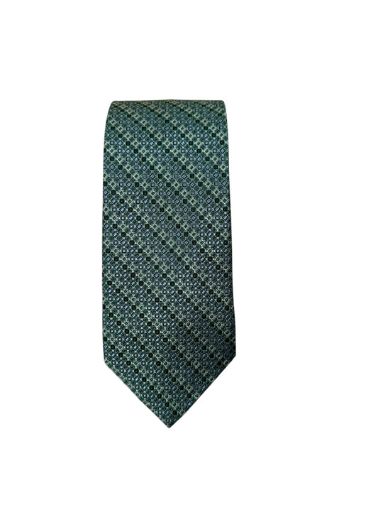 Piattelli Collection - Green Micro Stripe Geo