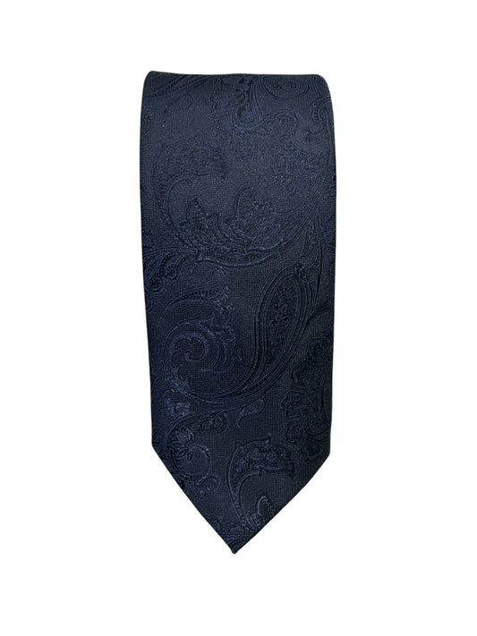 Piattelli Collection - Navy Tonal Paisley