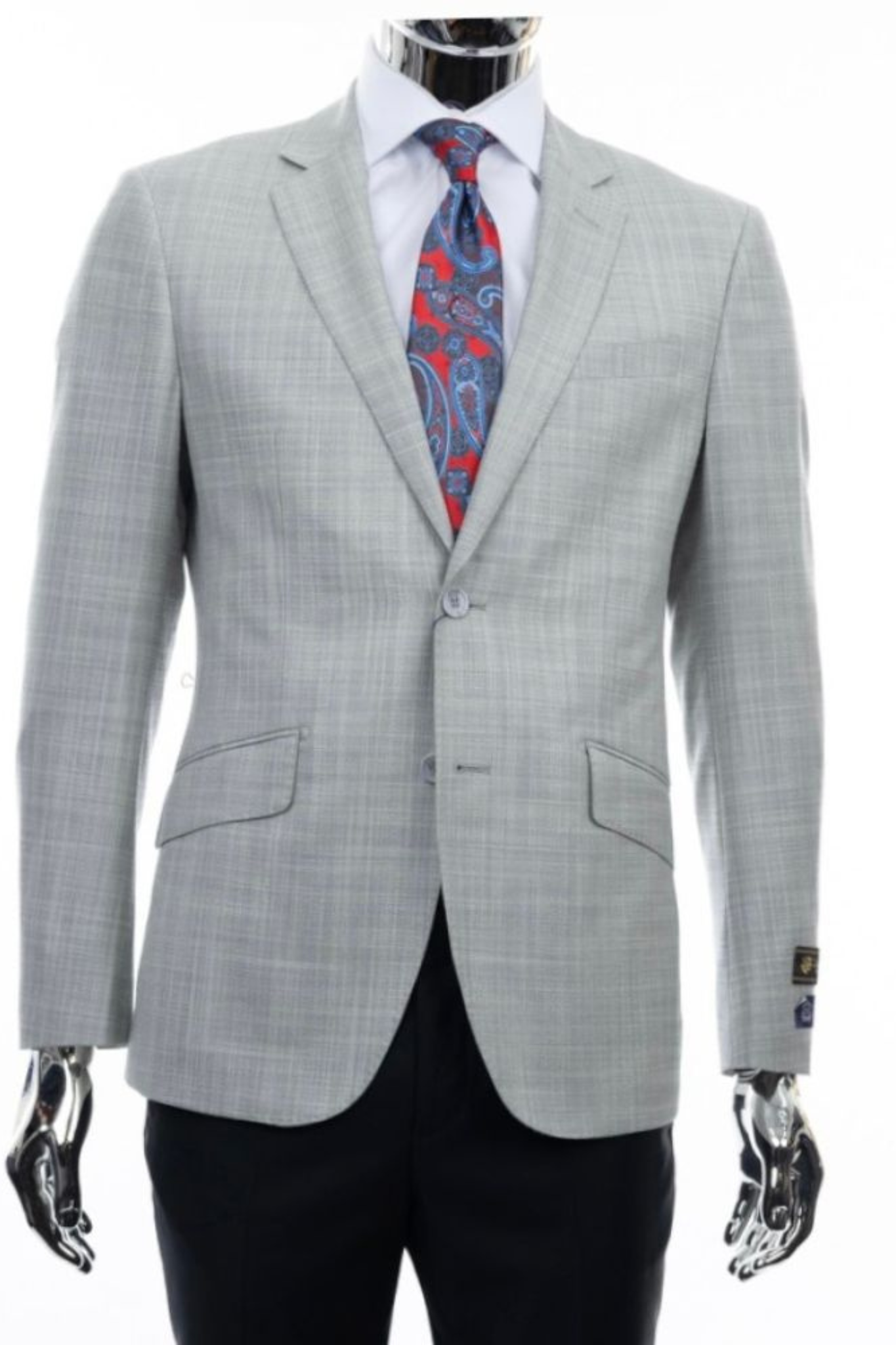 Berragamo 2-Button Suit in Light Grey