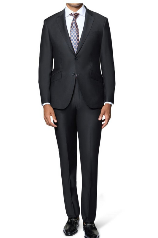 Berragamo Elegant Italy Luxe Suit in Black