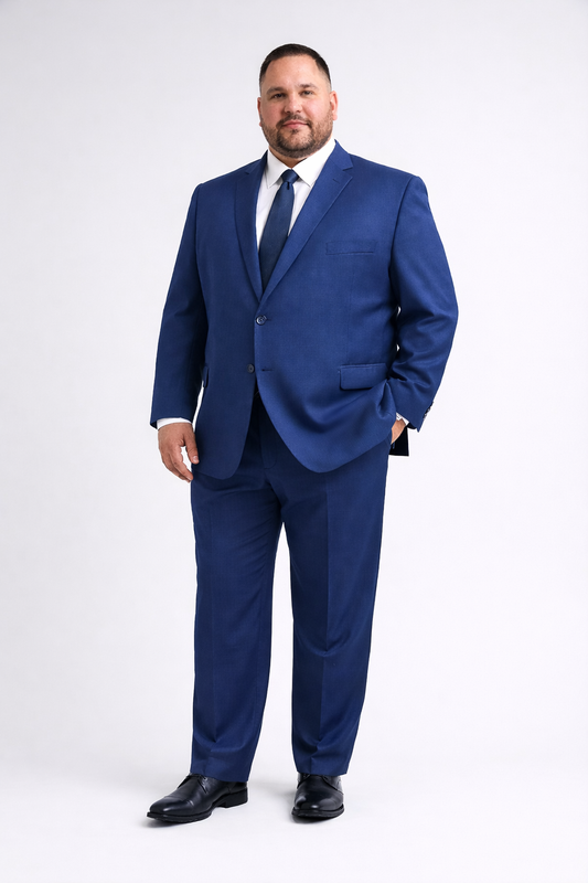 Giorgio Fiorelli - Portly Fit French Blue 2-Piece Suit