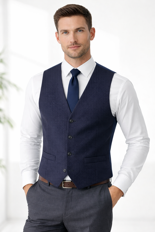London Fog Vest in Navy