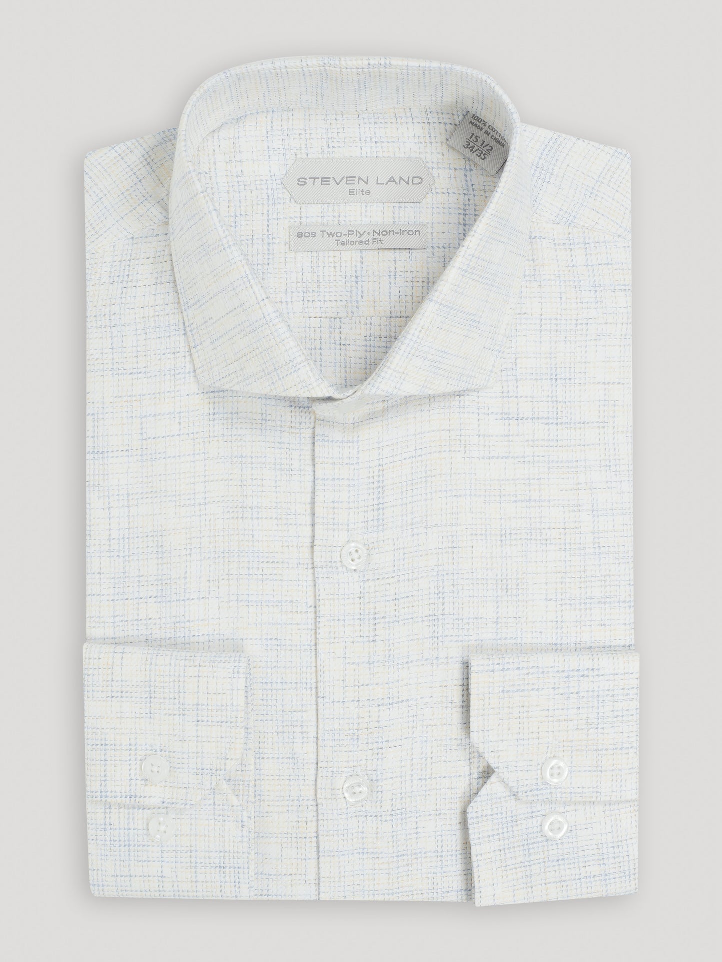 Steven Land - Elite Italian Barrel Cuff Shirt - Yellow