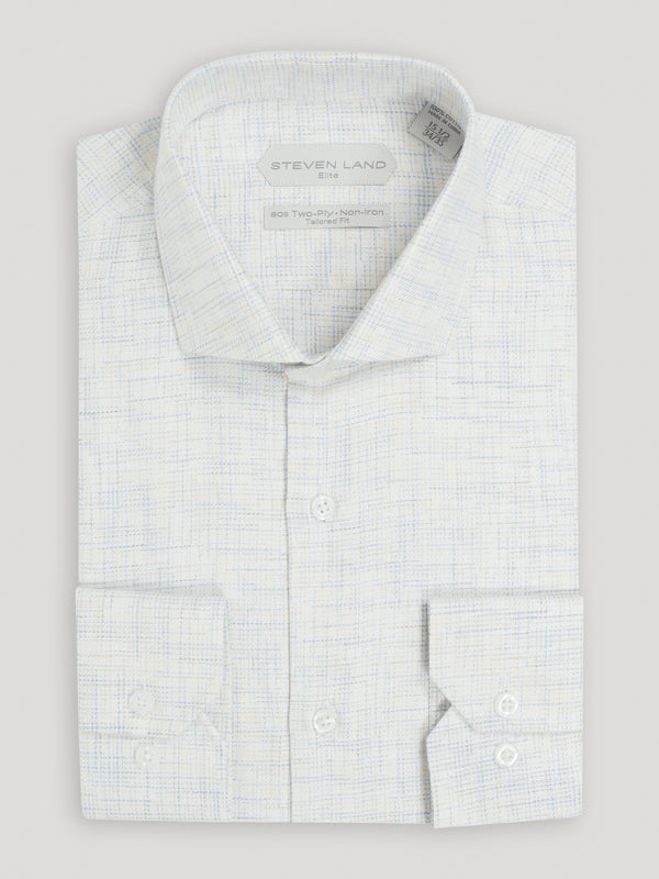 Steven Land Elite Italian Barrel Cuff Shirt in Yellow