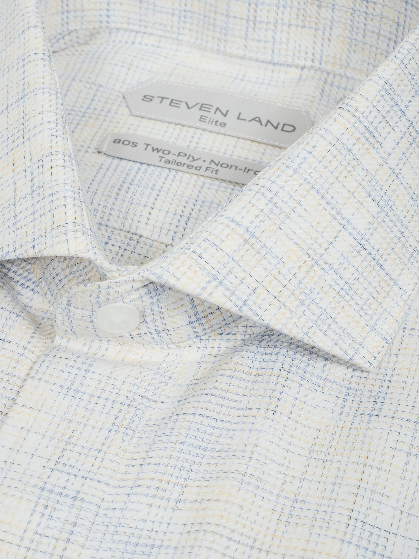 Steven Land - Elite Italian Barrel Cuff Shirt - Yellow