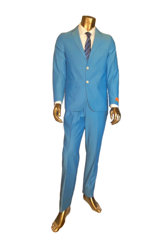 Enzo - Slim Fit Suit Blue