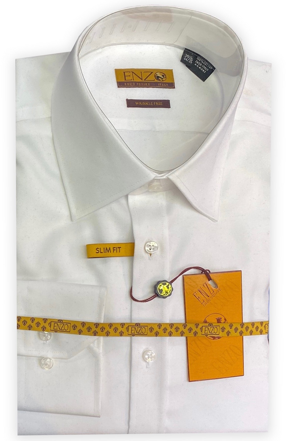 Enzo - White Dress Shirt