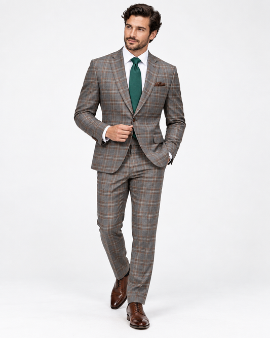 Sophisticated Italian Style - 2 Piece Suit - Super Fine