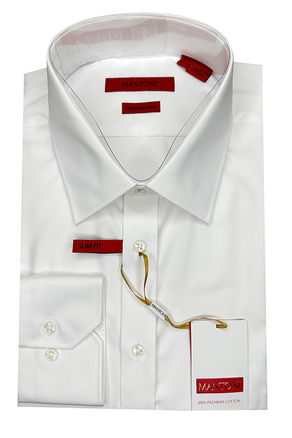 Mantoni - Dress Shirt - White