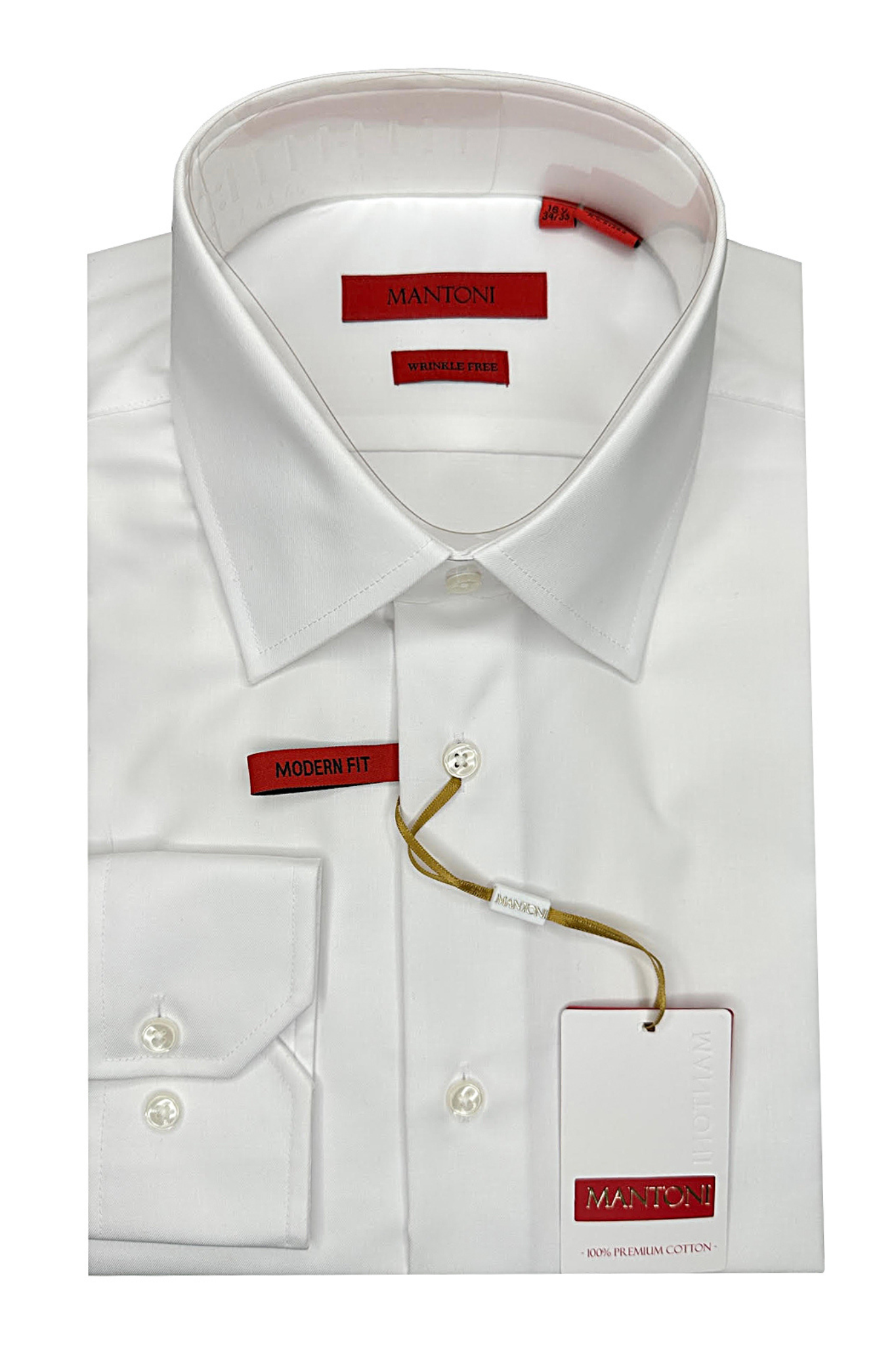 Mantoni - Dress Shirt - White