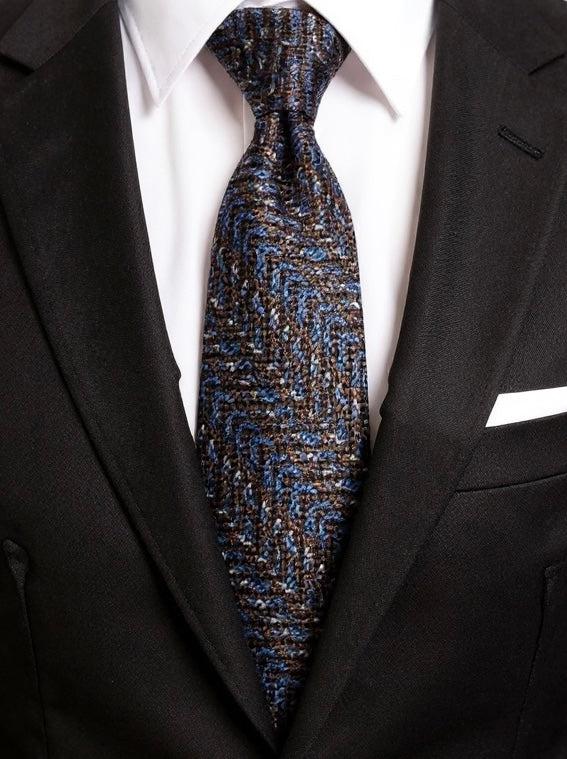 New Collection - Brown & Blue Texture Pattern