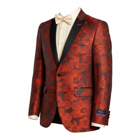 Tuxedo Collection - Tuxedo & Bowtie - Slim Fit - Red