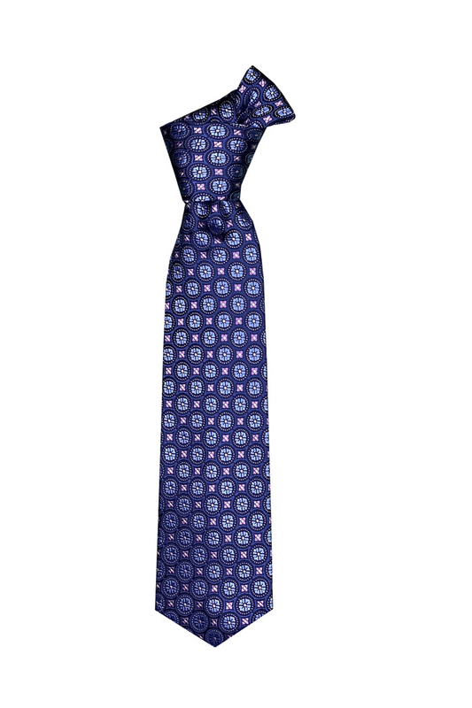 Piattelli Collection - Blue Medallion - Extra Long