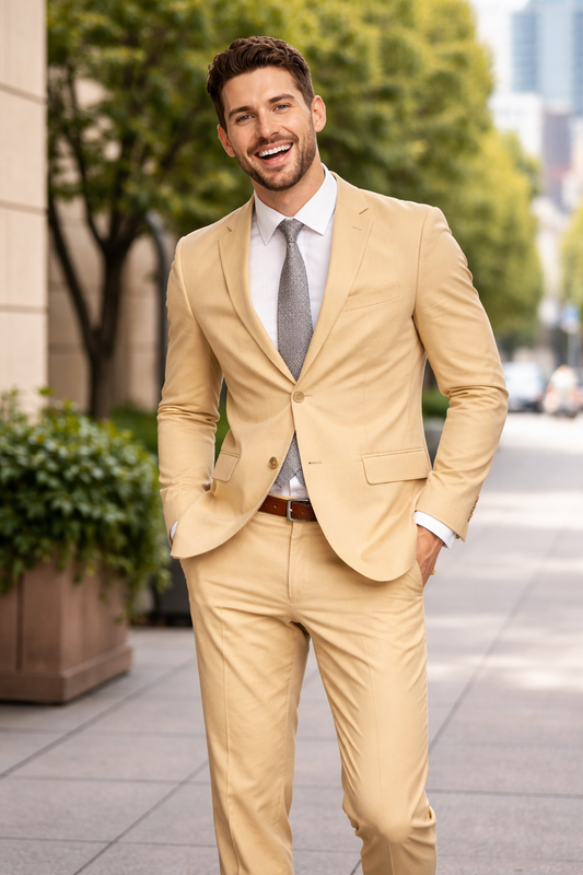 Premium 100% Wool Italian - Chestnut Sweat Suit