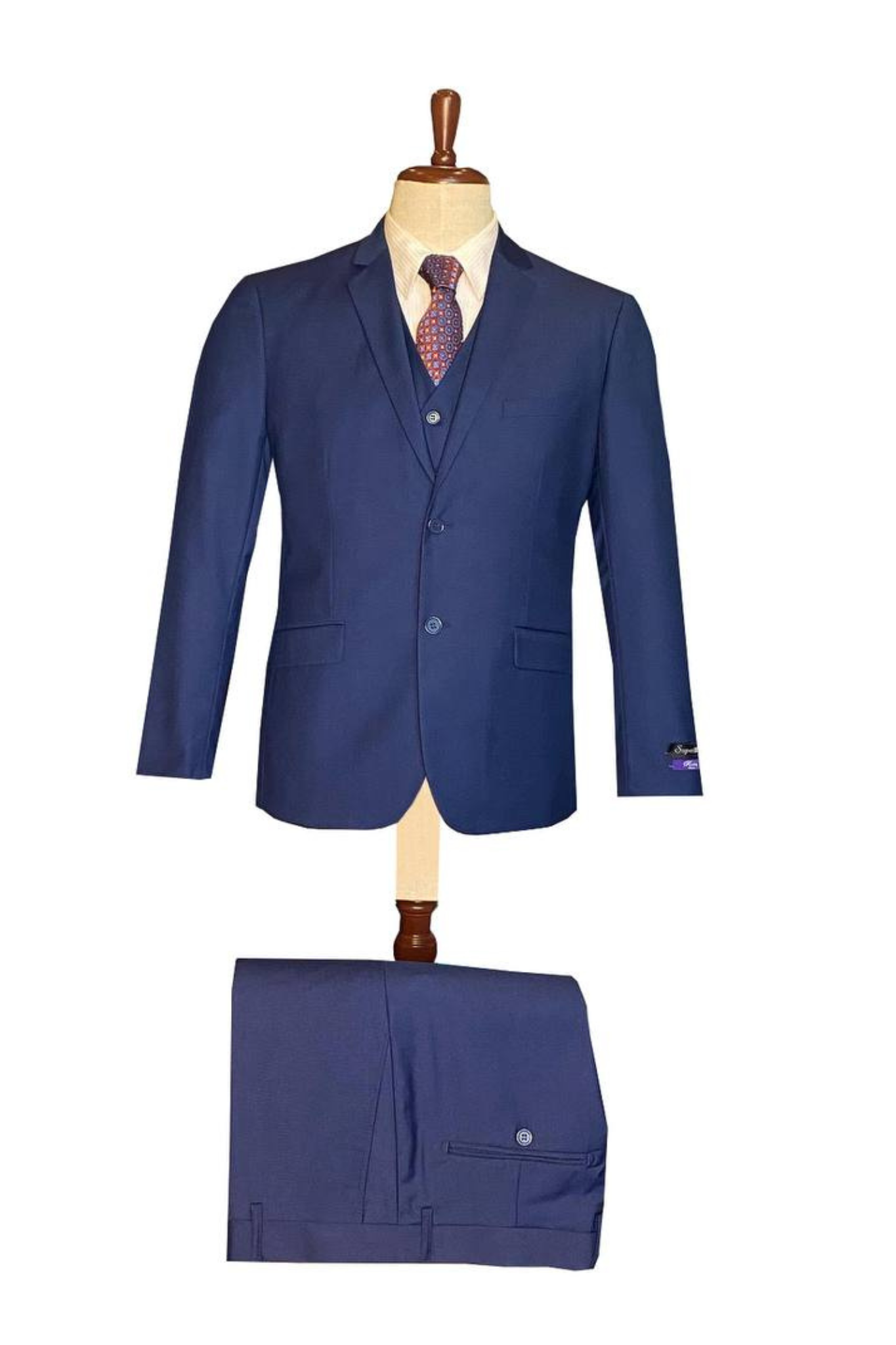 Retro - 3 Piece Suit & Vest Midnight Navy