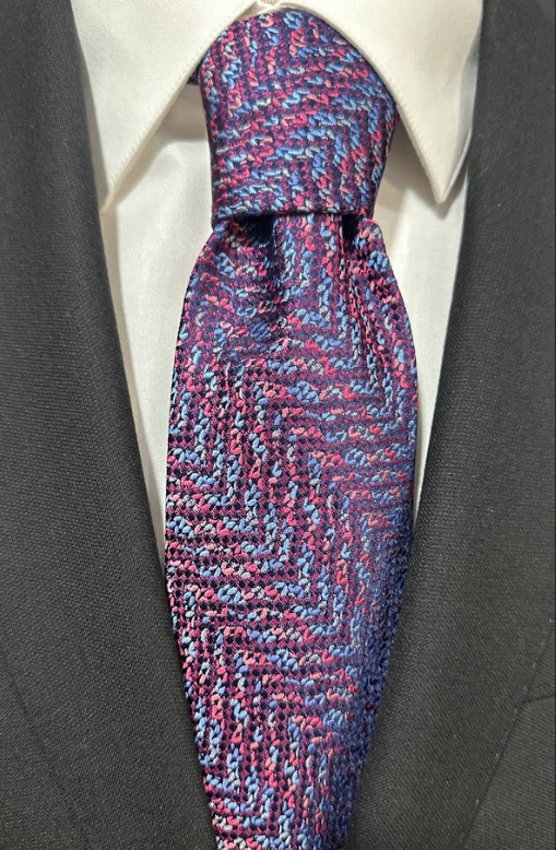 New Collection - Deep Purple & Navy Texture Pattern