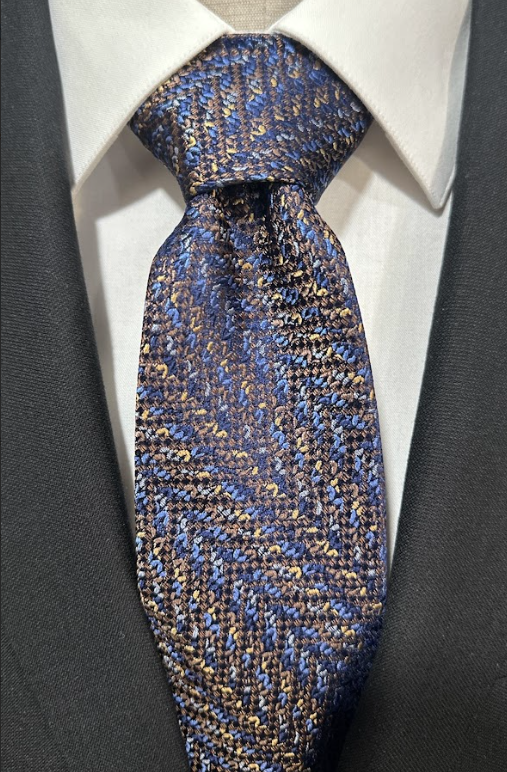 New Collection - Brown & Blue Texture Pattern