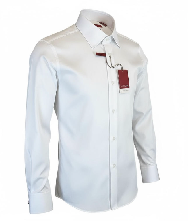 Men's Dress Shirt - White - French Cuff