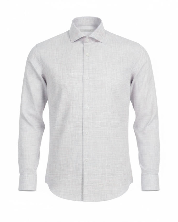 Steven Land - Elite Italian Barrel Cuff Dress Shirt - Red