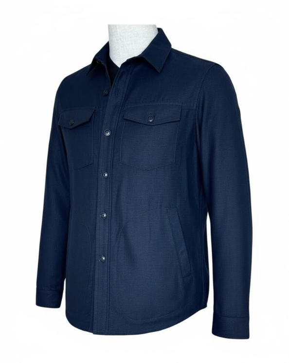 Premium Wool Italian - Navy Blazer