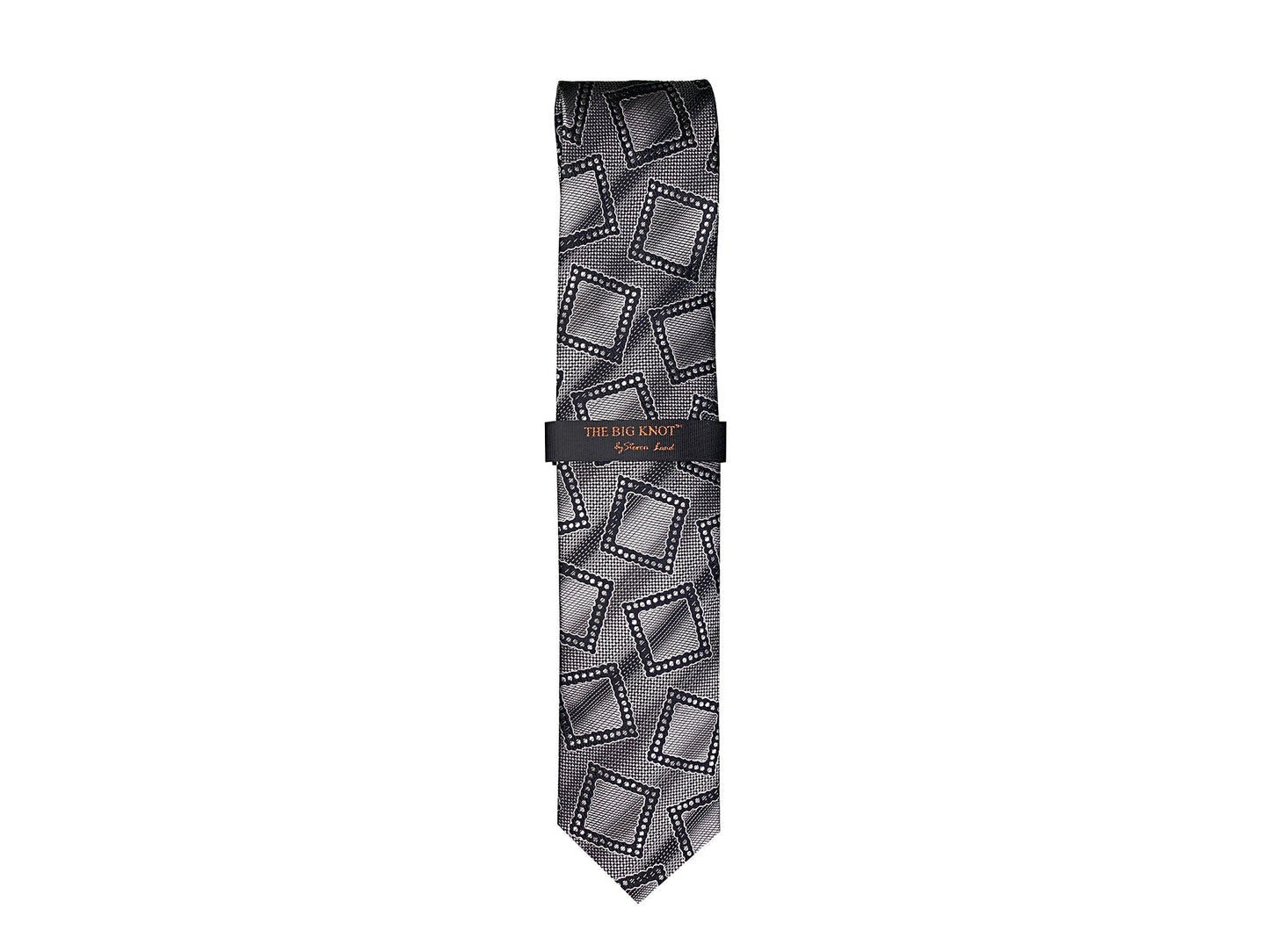 Steven Land Collection - "The Big Knot"  - Black & White Mosaic Medallion