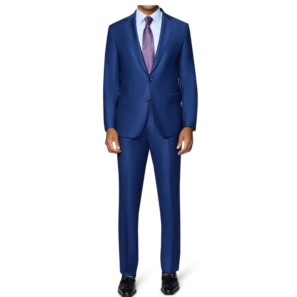 Berragamo Suit Elegant Italy Luxe in Navy