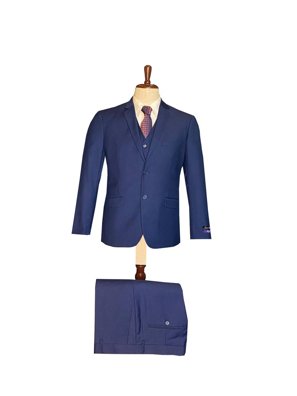 Retro - 3 Piece Suit & Vest Midnight Navy