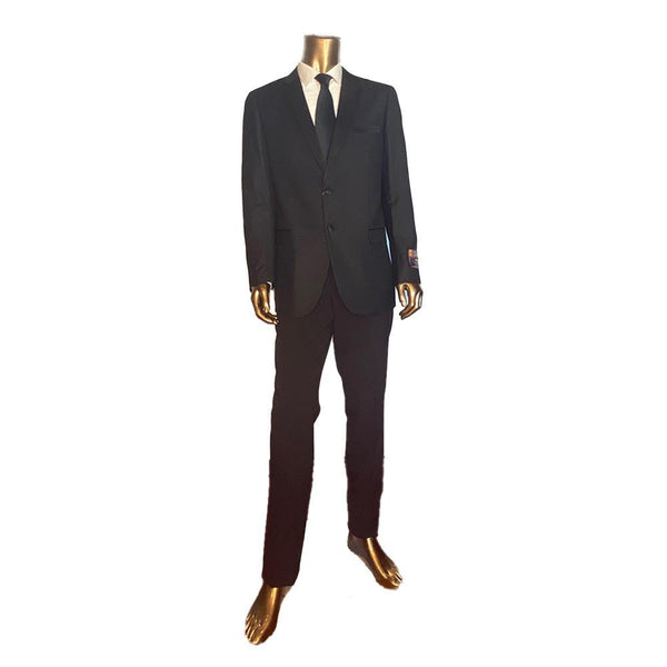 Carlo Lusso Black Tuxedo 2 Button