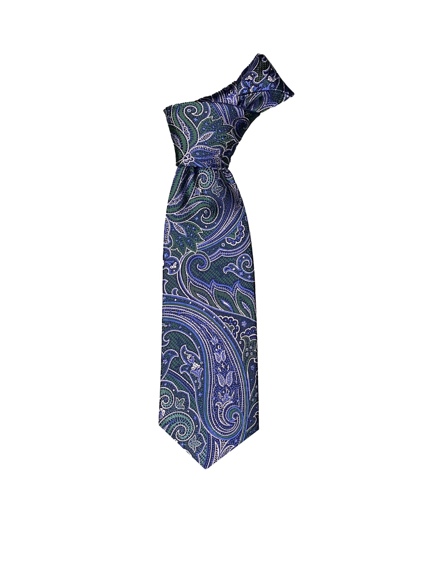 Piattelli Collection - Green Blue Tonal Paisley